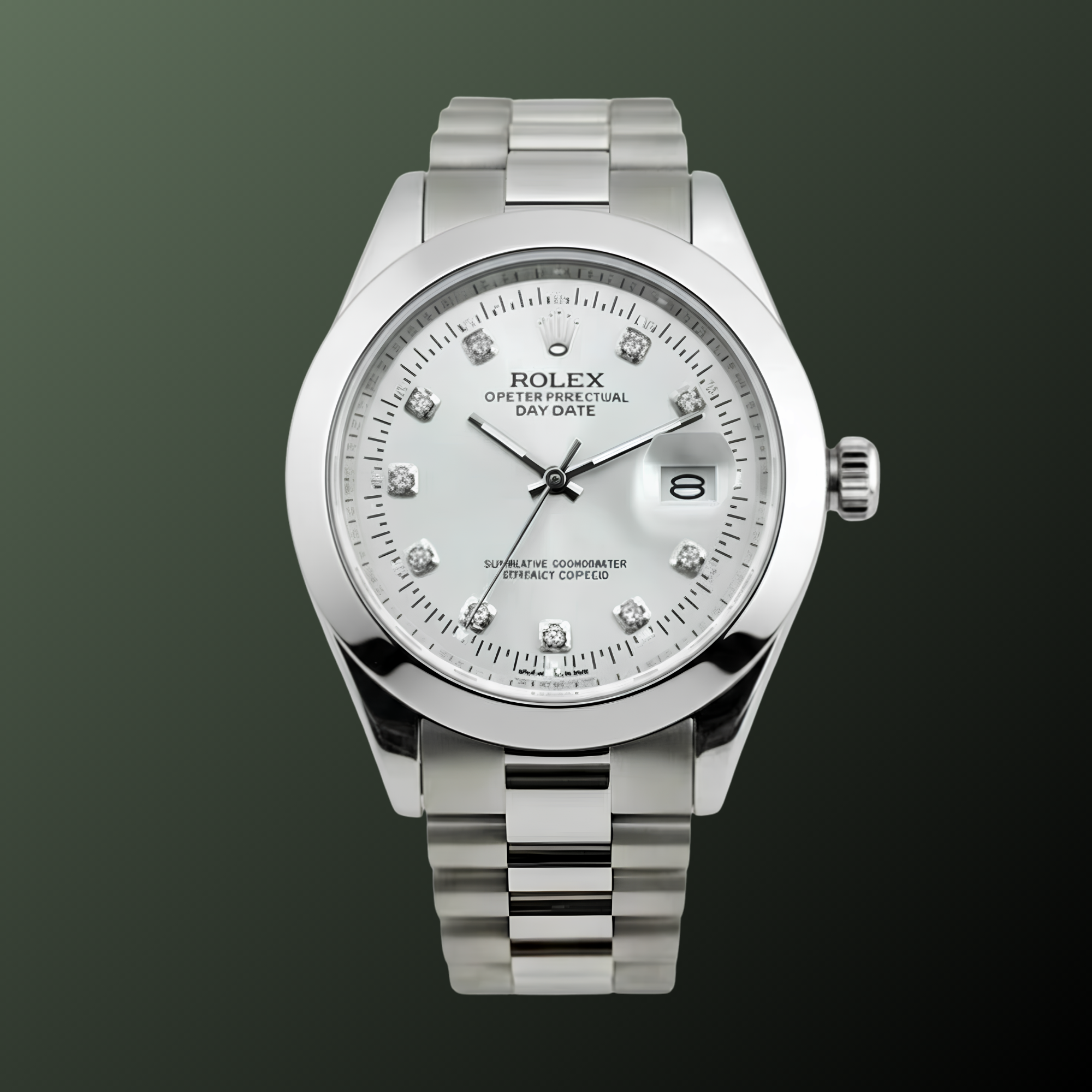 Rolex Oyster Perpetual Day-Date Style Watch for Men's
