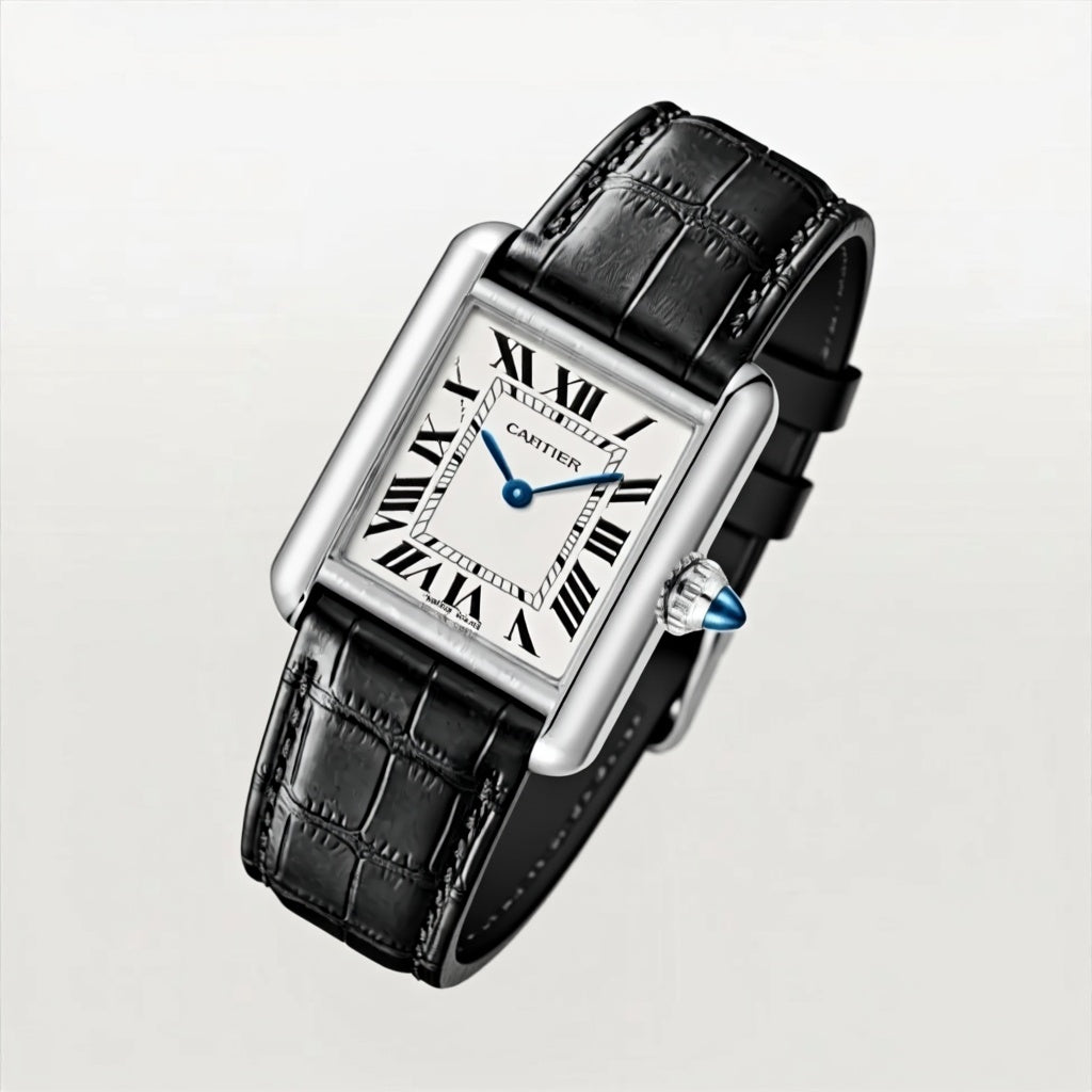 Tank Louis Style Classic Rectangular Men’s Watch