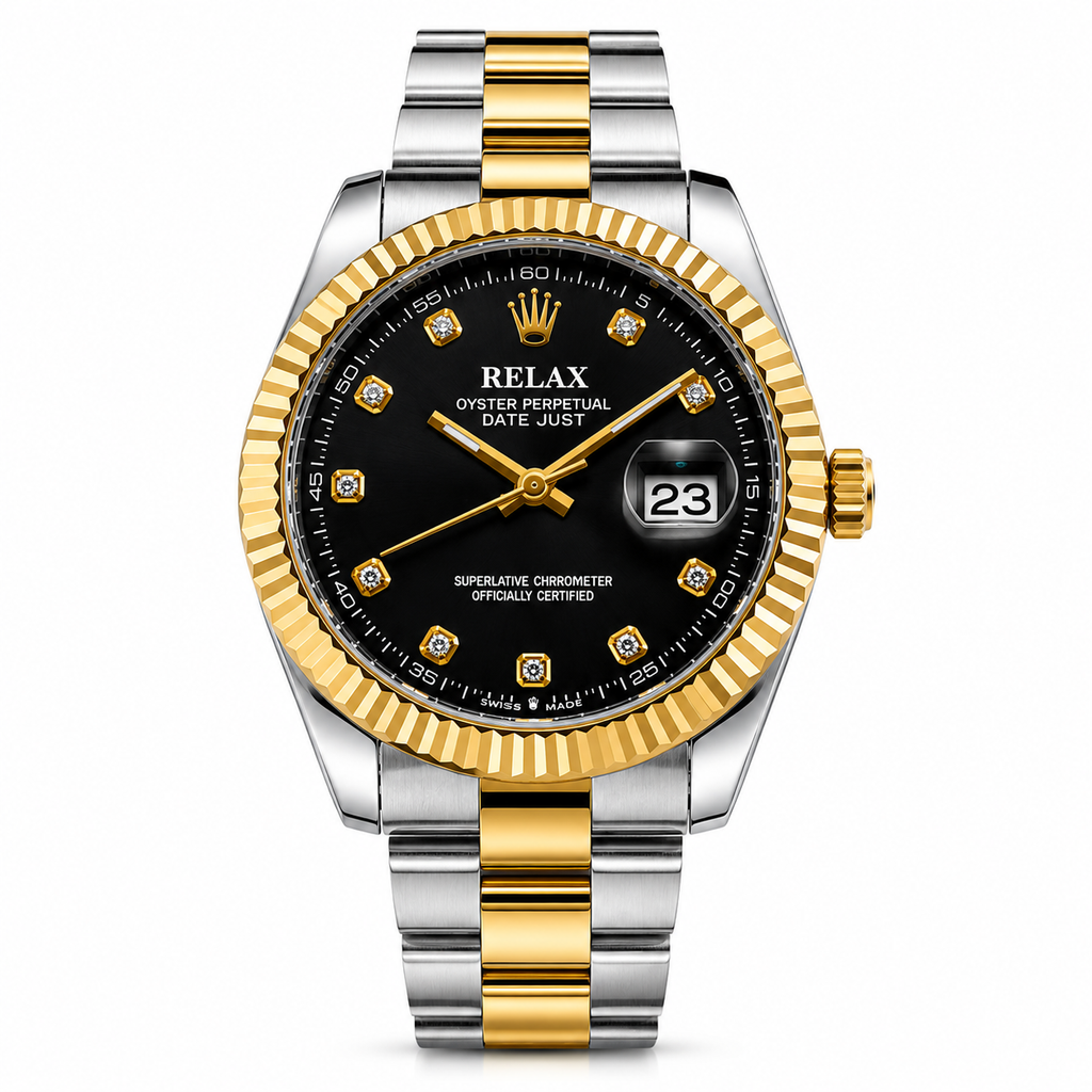 Relax Oyster Perpetual Date Just Chronometer Watch